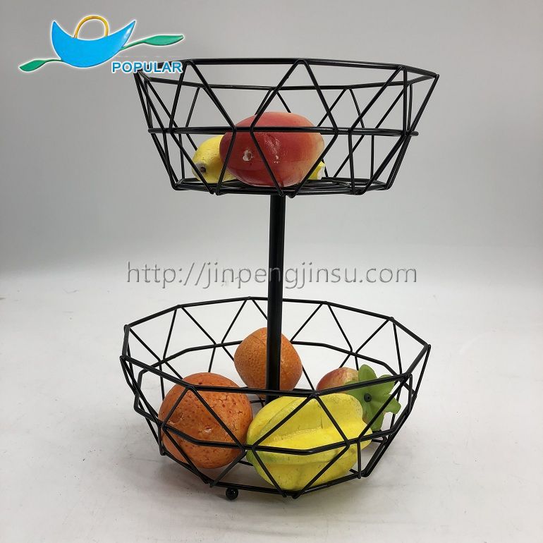 two-tier fruit basket