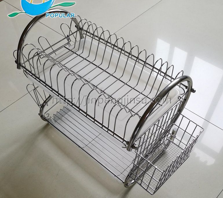 two tier dish rack