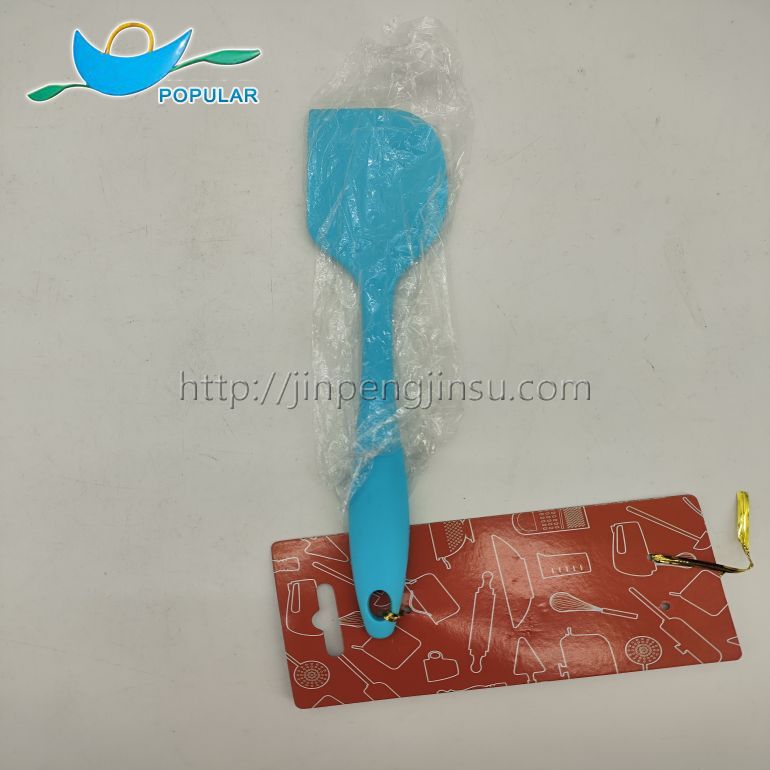 Set of 10 blue  silicone kitchen utensils