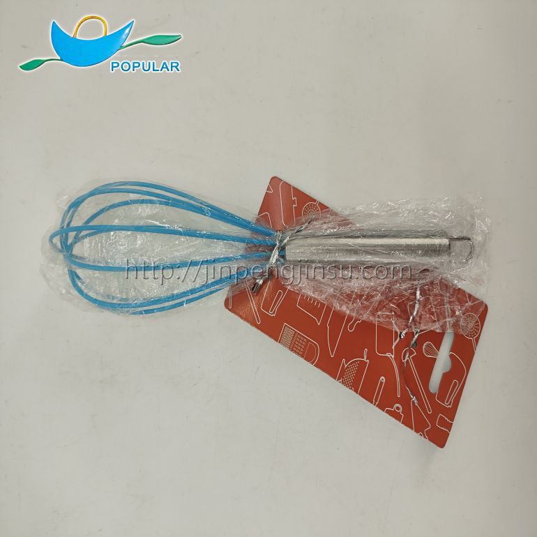 Set of 10 blue  silicone kitchen utensils