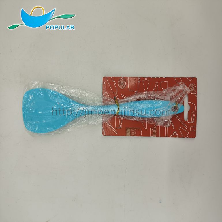 Set of 10 blue  silicone kitchen utensils