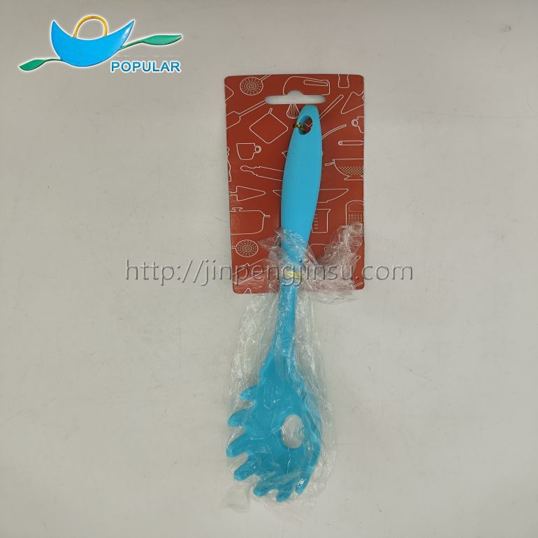 Set of 10 blue  silicone kitchen utensils