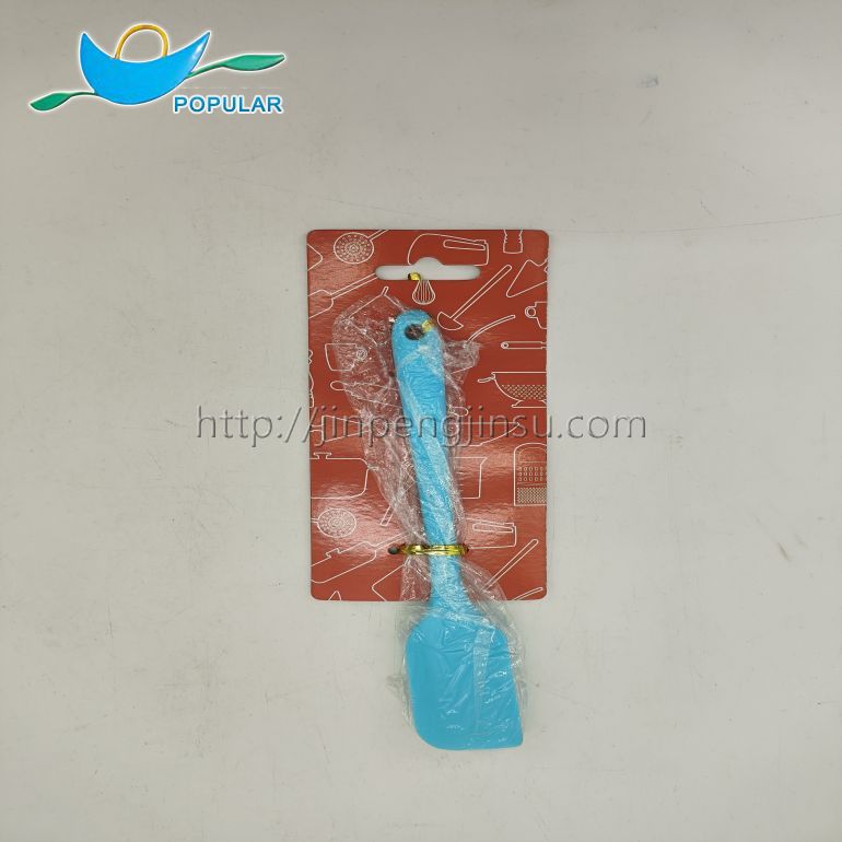 Set of 10 blue  silicone kitchen utensils