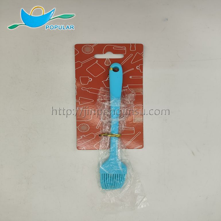 Set of 10 blue  silicone kitchen utensils