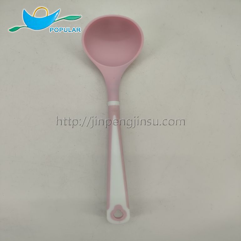 set of 12 pink silicone kitchen utensils