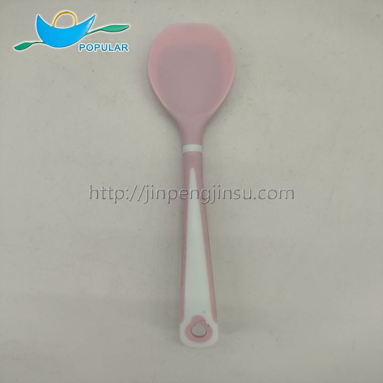set of 12 pink silicone kitchen utensils