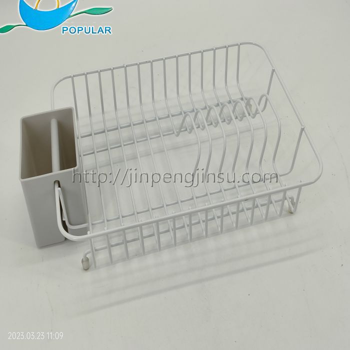 White dish rack