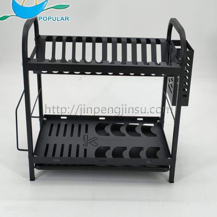 Black dish holder