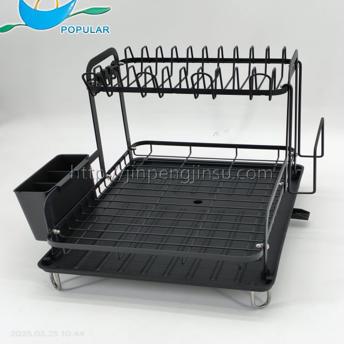 Black dish holder
