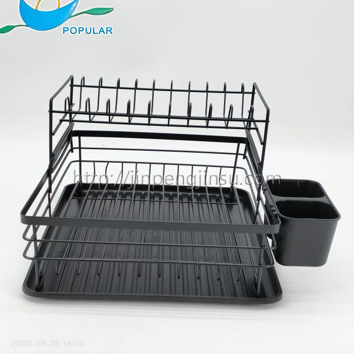 Black dish holder