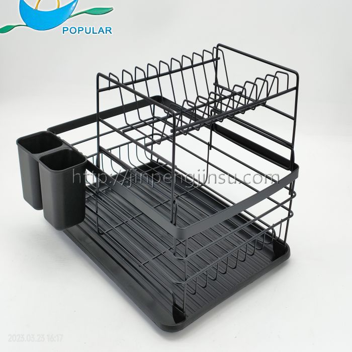 Black dish holder