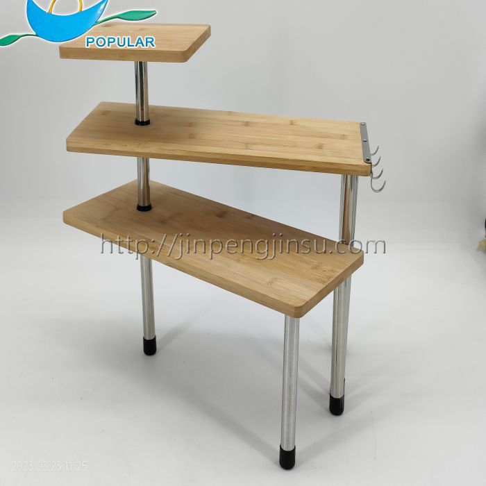 On stage storage rack