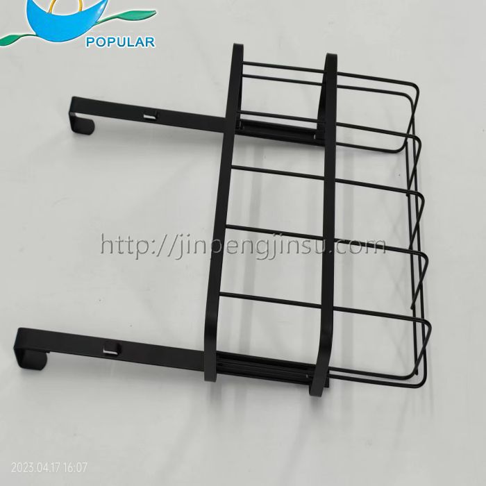 Half gloss black cutting board rack
