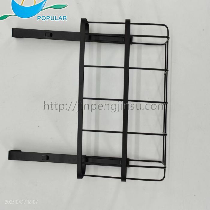 Half gloss black cutting board rack