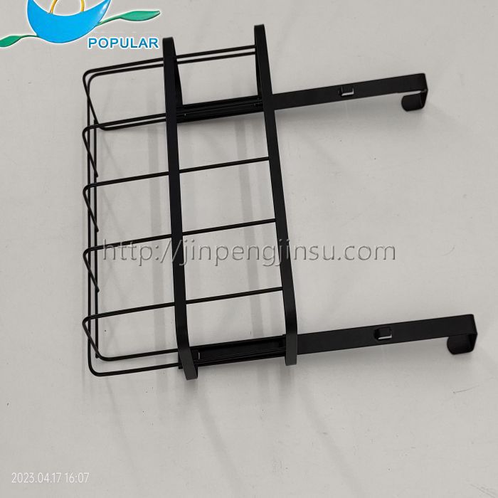 Half gloss black cutting board rack