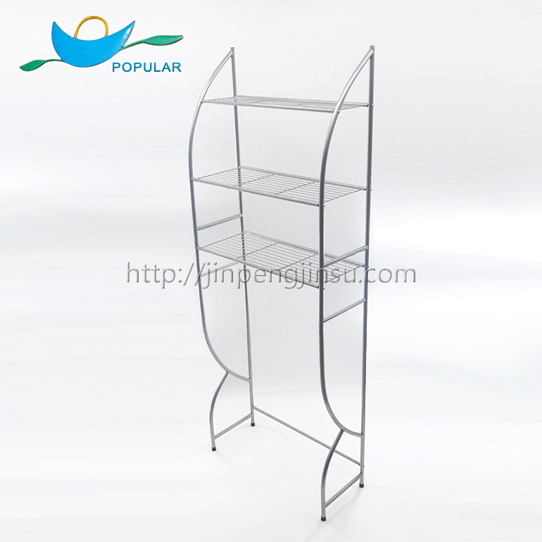 Over the toilet rack