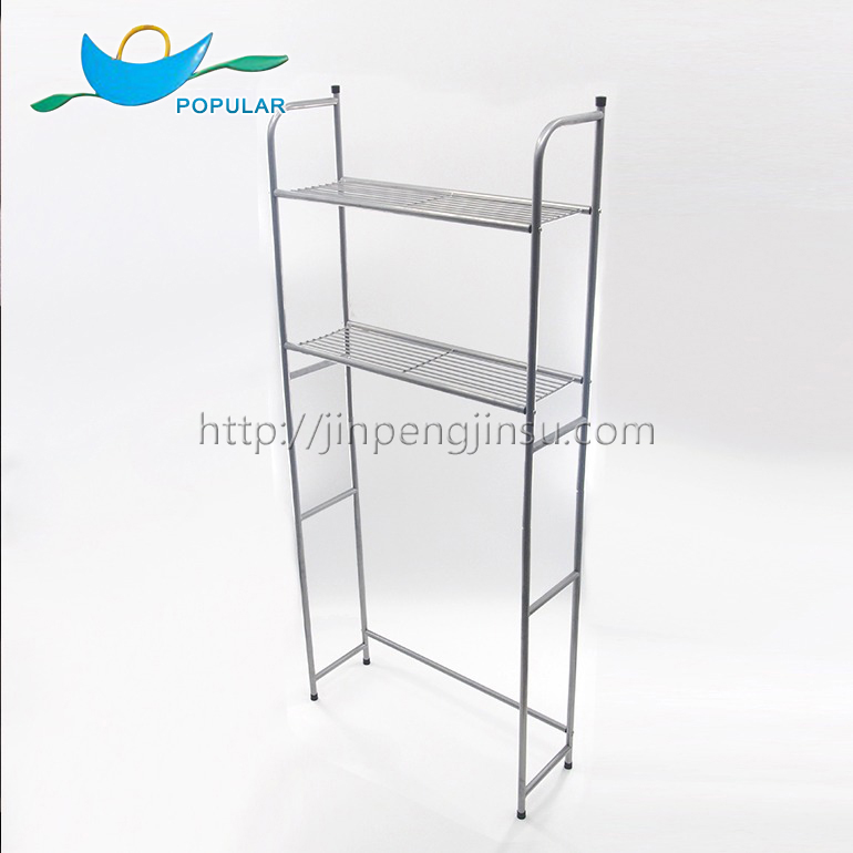 Over the toilet rack