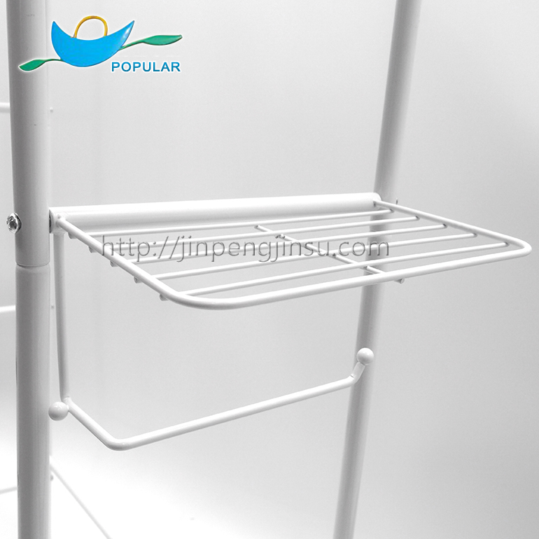 Over the toilet rack