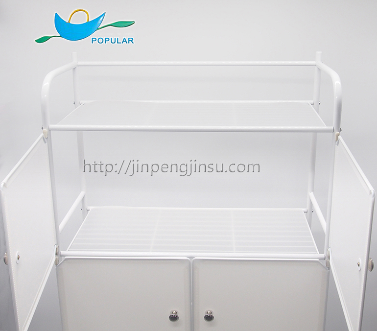 Over the toilet rack