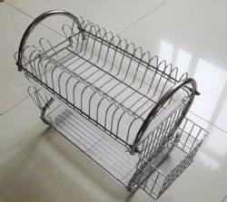 two tier dish rack
