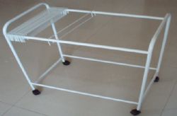 trousers holder with four plastic wheel
