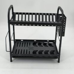Black dish holder