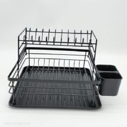 Black dish holder