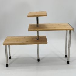 On stage storage rack