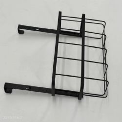 Half gloss black cutting board rack