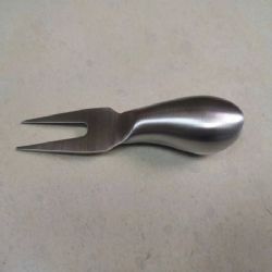 Cheese fork with hollow handle