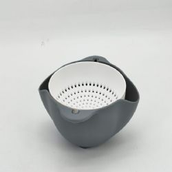 Small swing drain basket