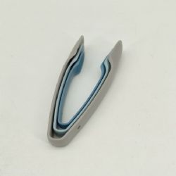 Three-piece set of clip