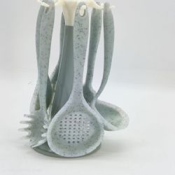 Set of 6 silicone kitchen utensils