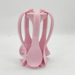 Set of 5 silicone kitchen utensils