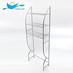 Over the toilet rack