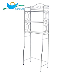 Over the toilet rack